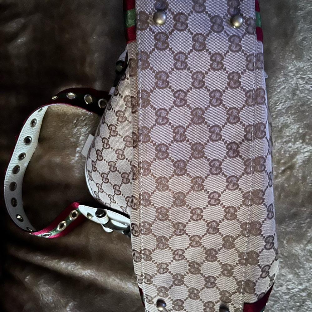Gucci monogram tote good condition